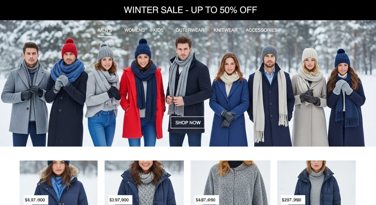 .winter clothing online