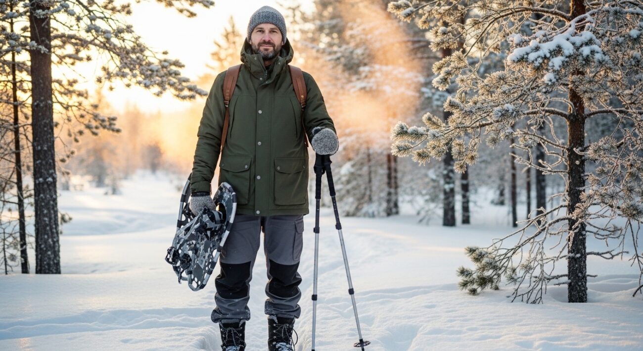 man in winter clothe