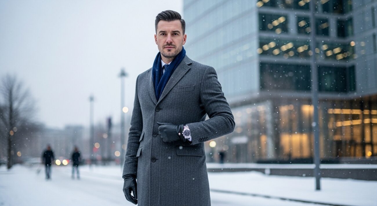 man in winter clothe