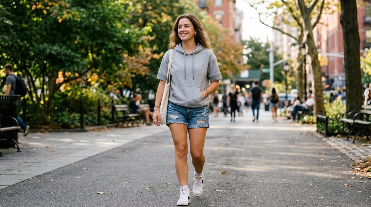 short sleeve hoodie​