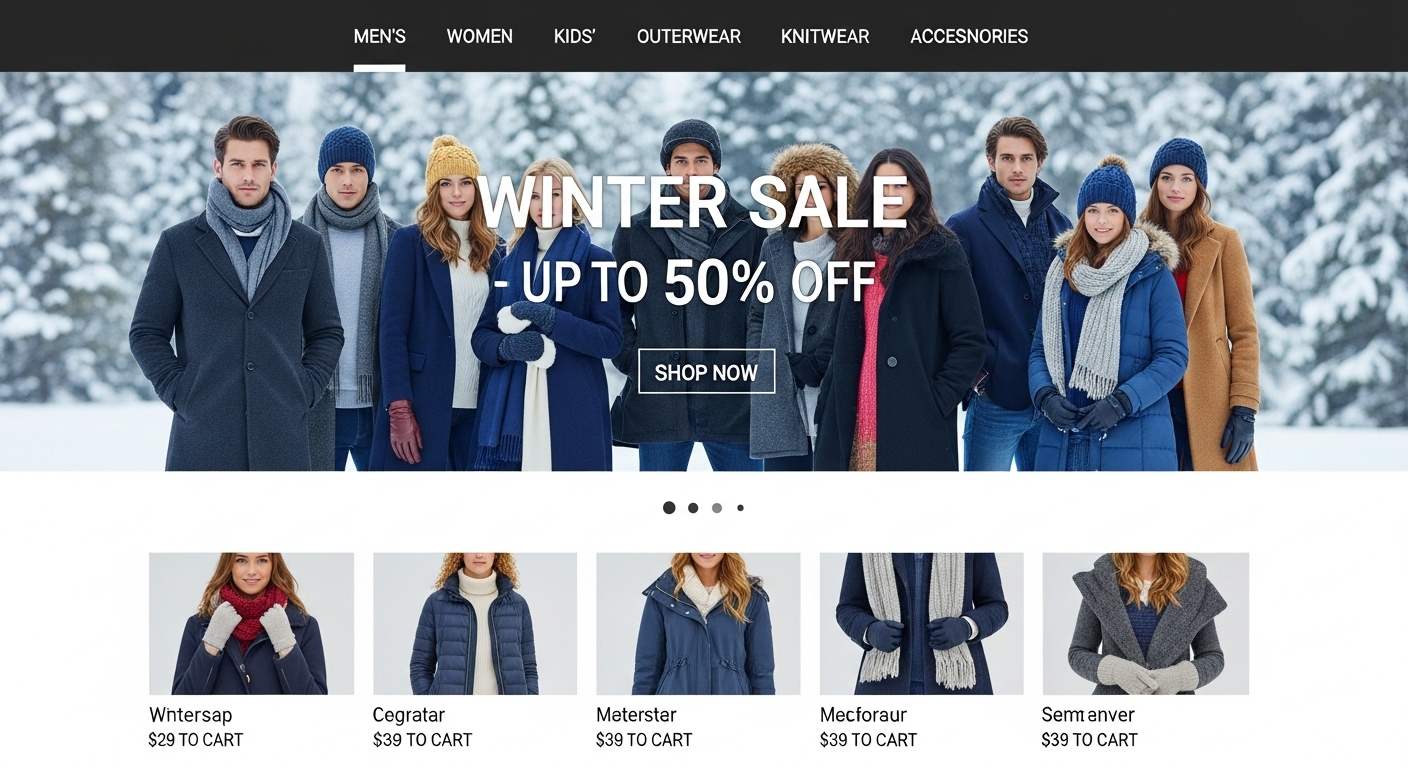 winter clothing online