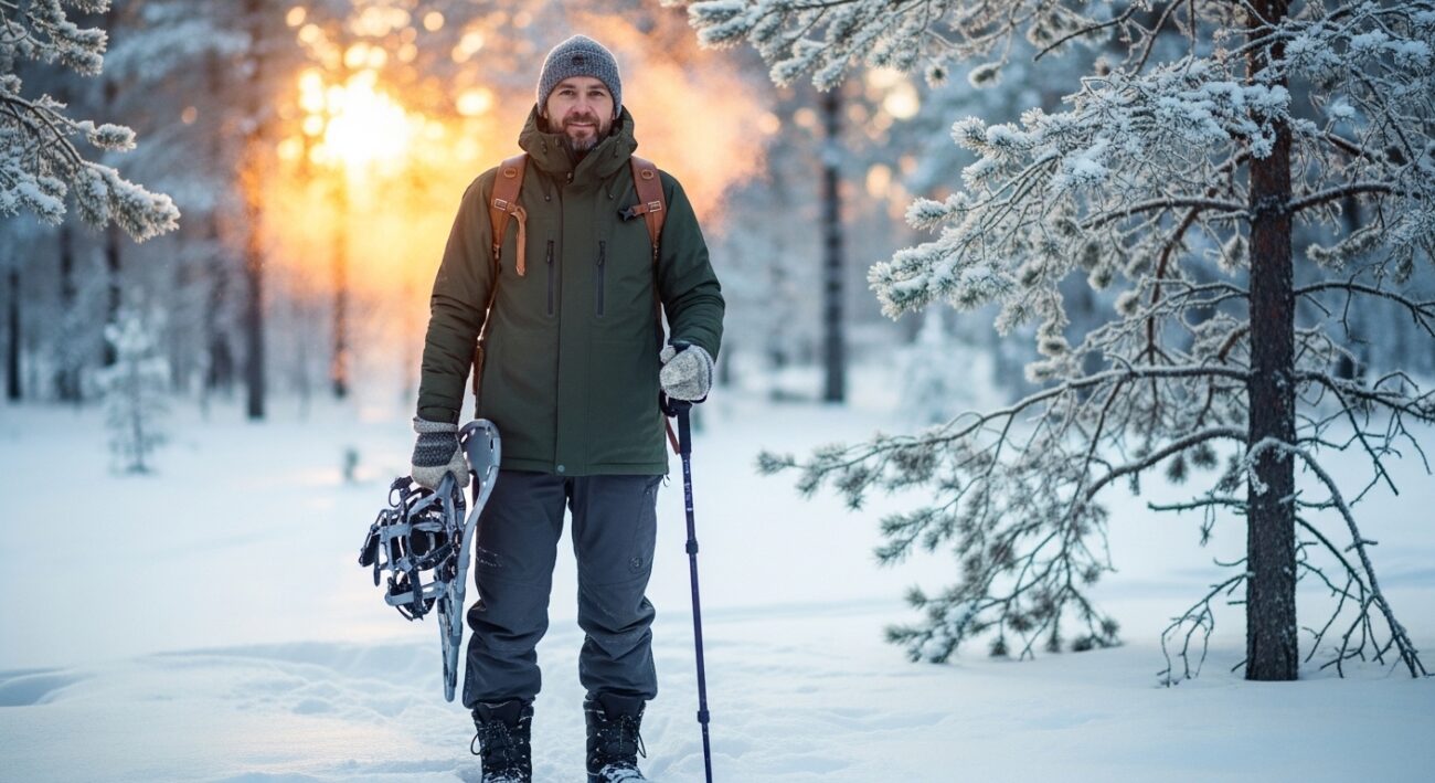 man in winter clothe
